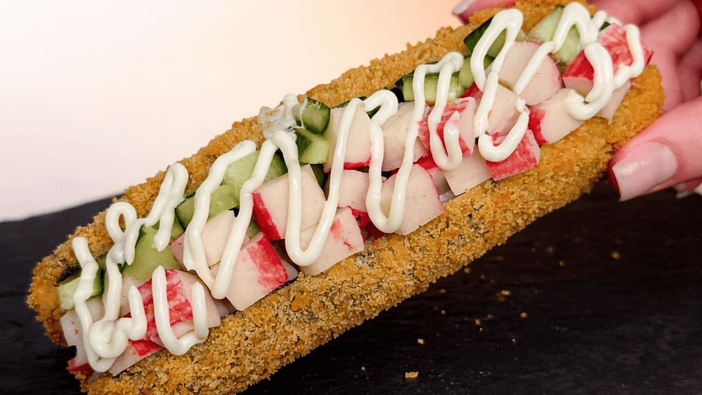 Kinder Dog with Crab Sticks