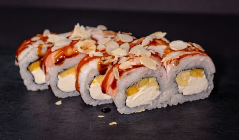 Philadelphia with prawns