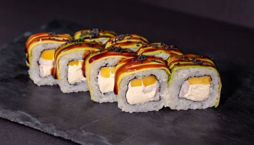 Tropical with prawns